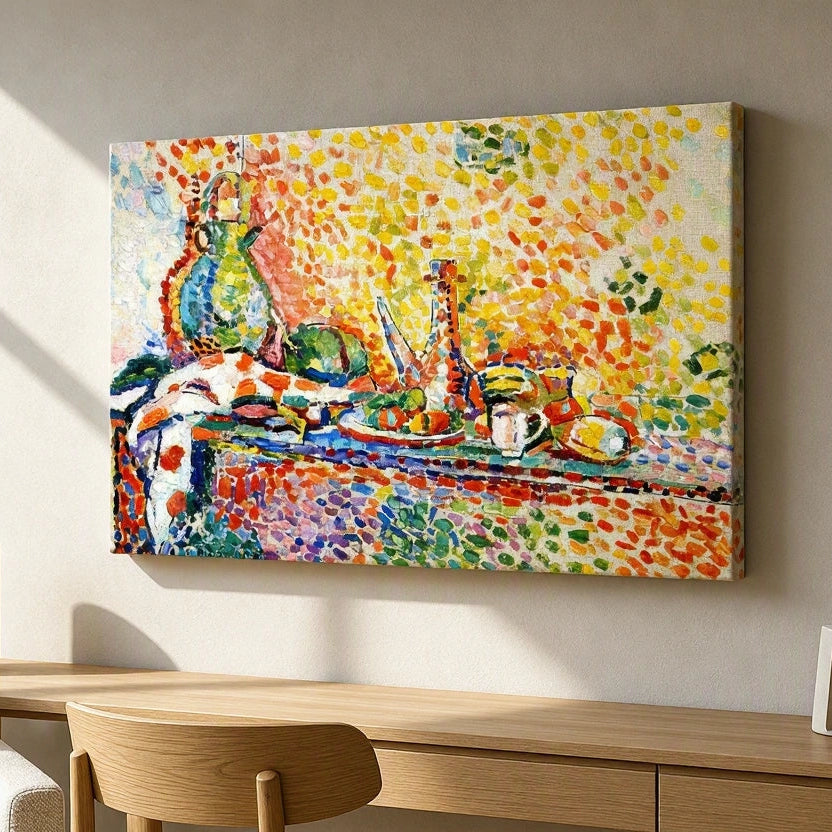 Canvas Print Still Life with Purro II by Henri Matisse – Modernist Art
