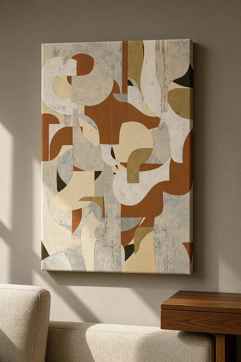 Canvas Print Shapes in Motion | Contemporary Wall Art