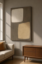 Canvas Print Earthy Abstract | Natural Neutral Wall Art