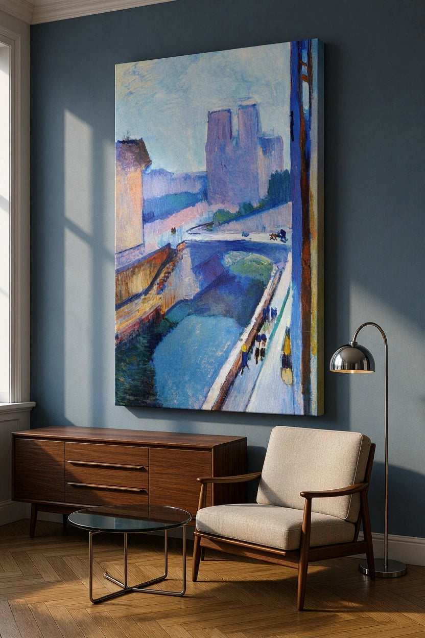 Canvas Print Henri Matisse - A Glimpse of Notre-Dame in the late Afternoon