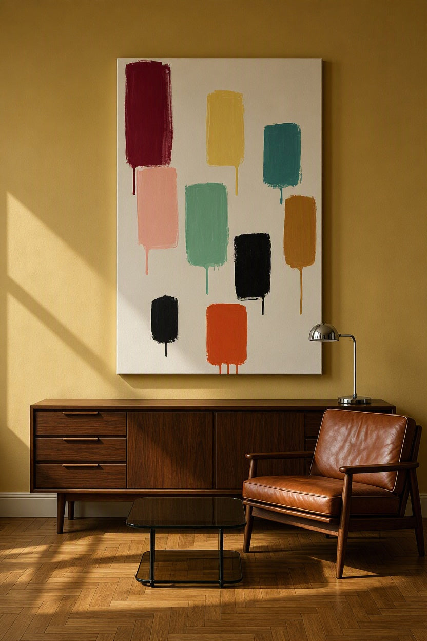 Canvas Print Abstract Color Blocks I | Contemporary Abstract