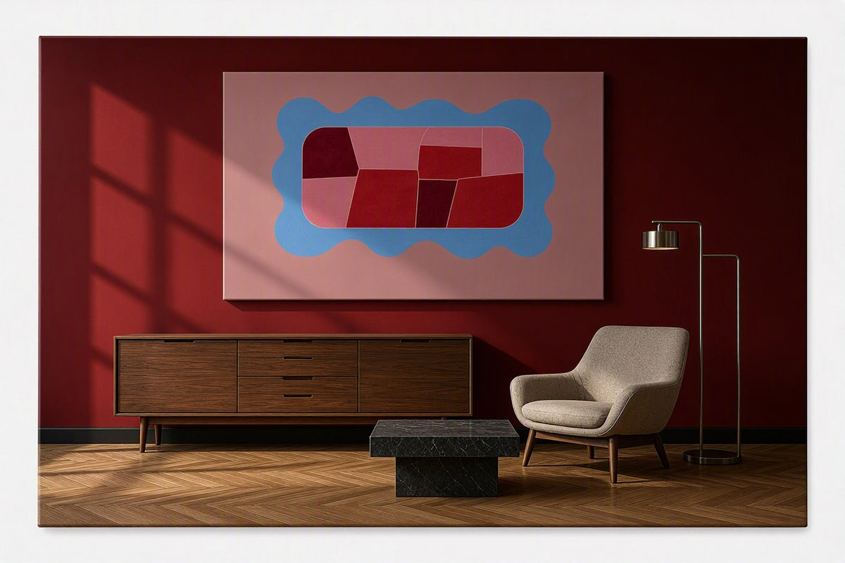 Canvas Print New Shapes Variation II | Contemporary Abstract