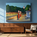 Canvas Print Edward Hopper – Gas, 1940 – American Realist Art Print | Modernist Landscape Wall Decor
