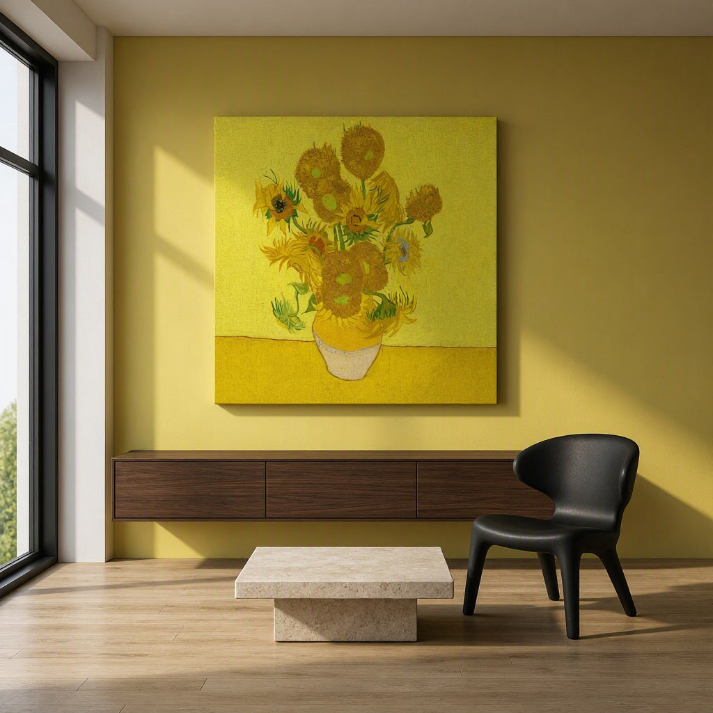 Canvas Print Vincent Van Gogh – Sunflowers | Vibrant Post-Impressionist Floral Art Print