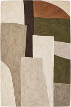 Set of 2 Canvas Prints – Earthy Abstract & Defined Paths | Contemporary Abstract Wall Art