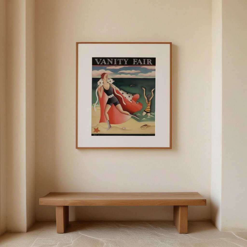 Vanity Fair August 1925 Vintage Magazine Cover Poster