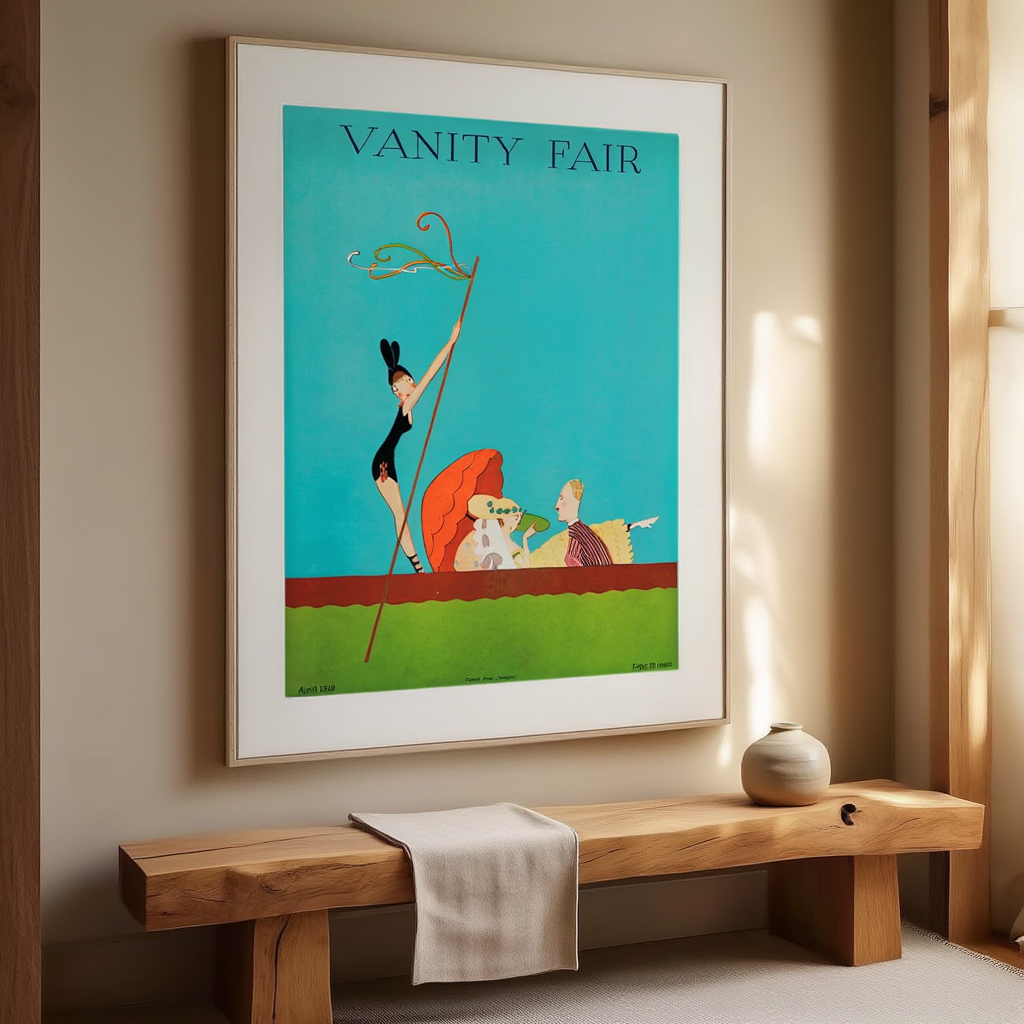 Vintage Editorial Illustration – Vanity Fair April 1919
