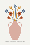 Vase 12 – Pink | Contemporary Still Life Wall Art Print