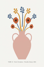 Vase 12 – Pink | Contemporary Still Life Wall Art Print