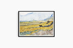 Vincent Van Gogh - Enclosed Field with Ploughman