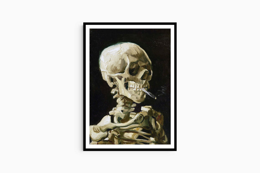 Vincent Van Gogh - Head of a Skeleton with a Burning Cigarette
