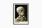 Vincent Van Gogh - Head of a Skeleton with a Burning Cigarette Poster