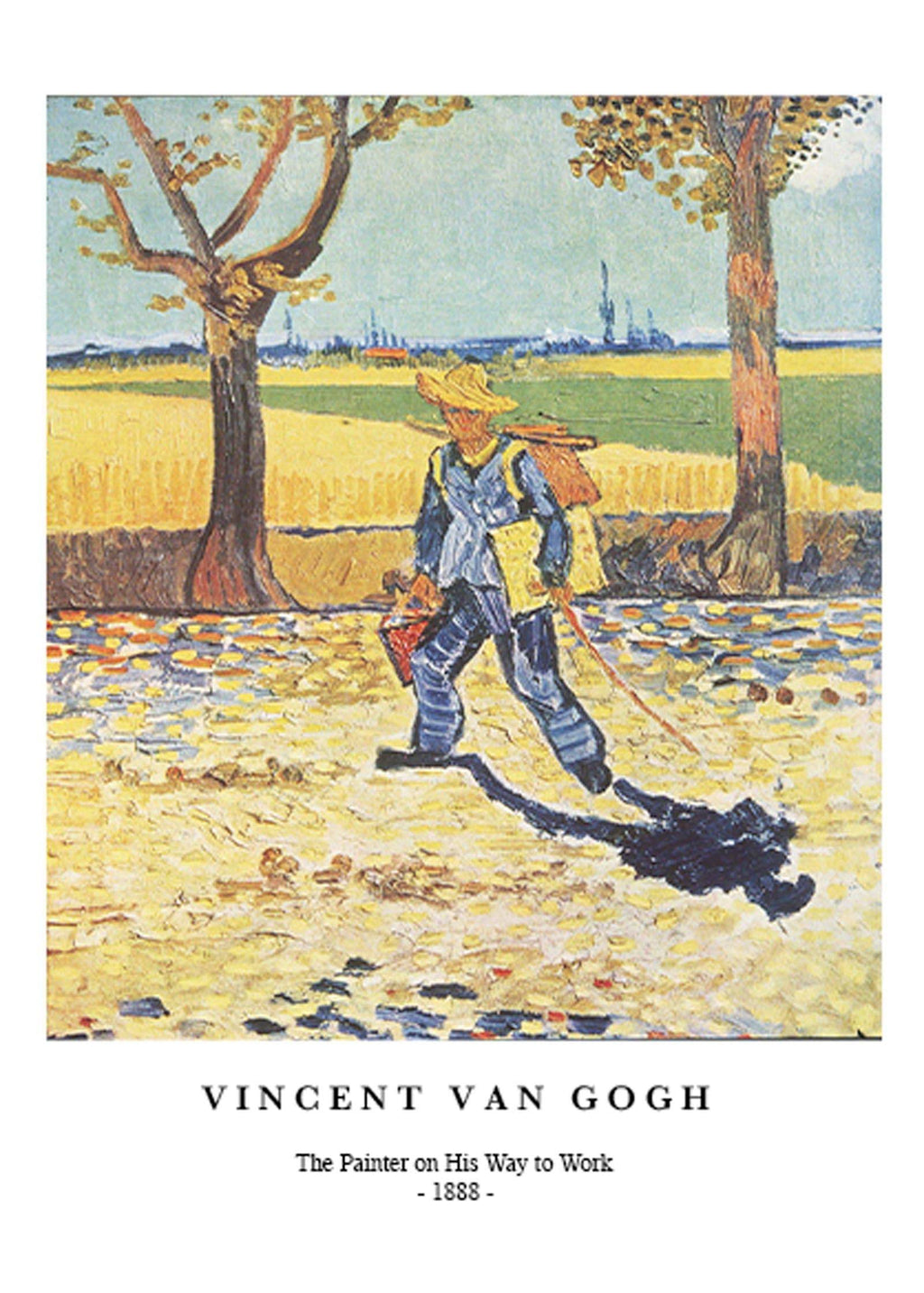 Vincent Van Gogh - The Painter on His Way to Work Poster