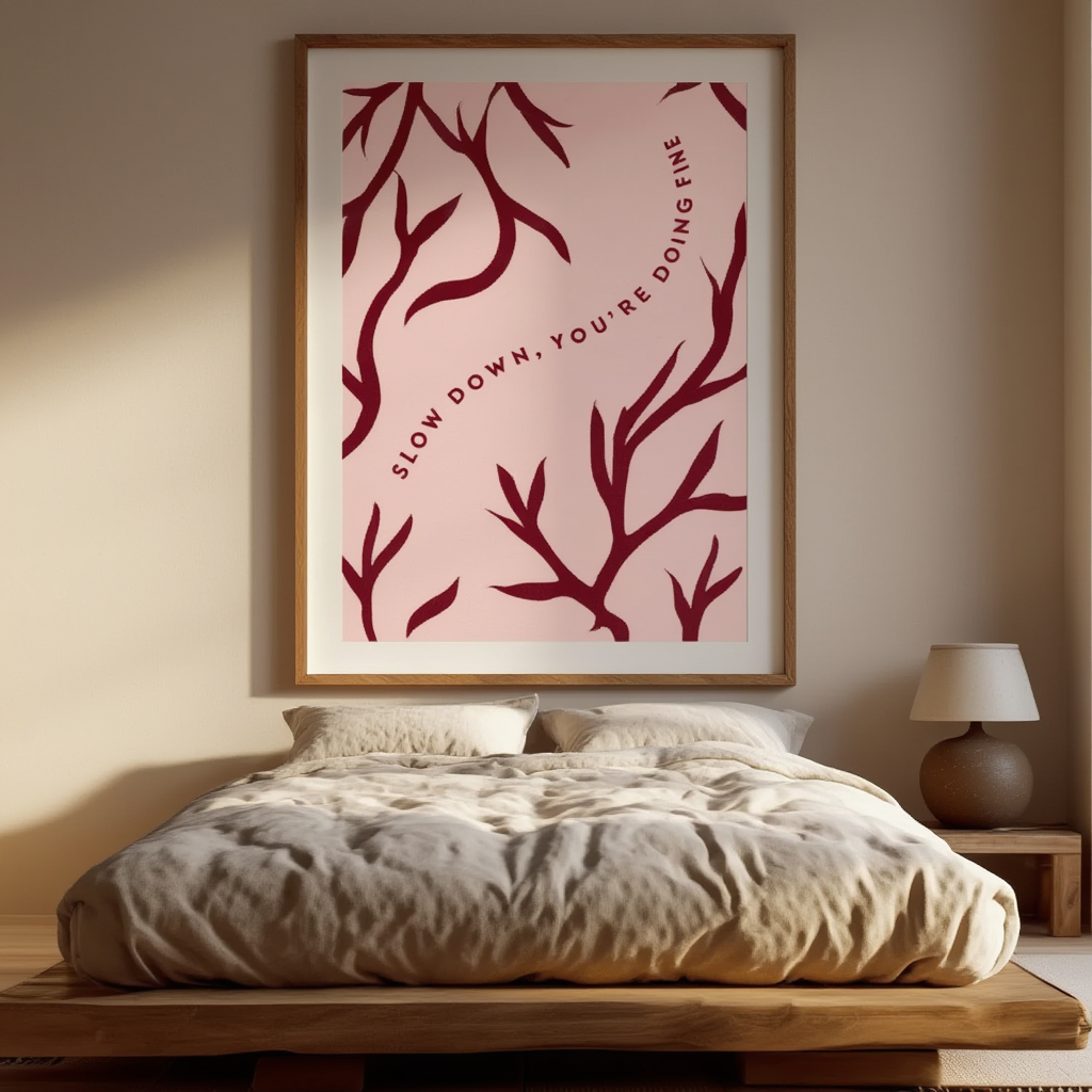 Branch Flow – Slow Down, You Are Doing Fine Abstract Print