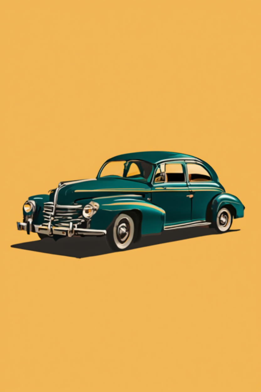 Vintage Wheels Collection – Set of 3 Automotive Art Prints - Hakyarts