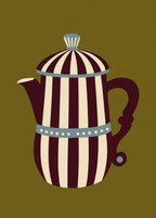Vintage Teapot | Contemporary Kitchen Wall Art Print