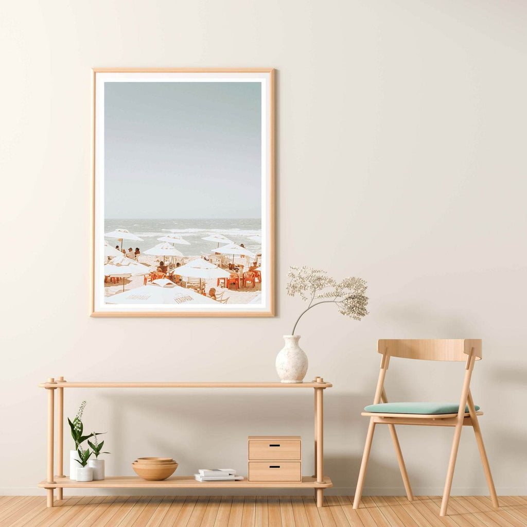 Vintage Beach Poster - Hakyarts