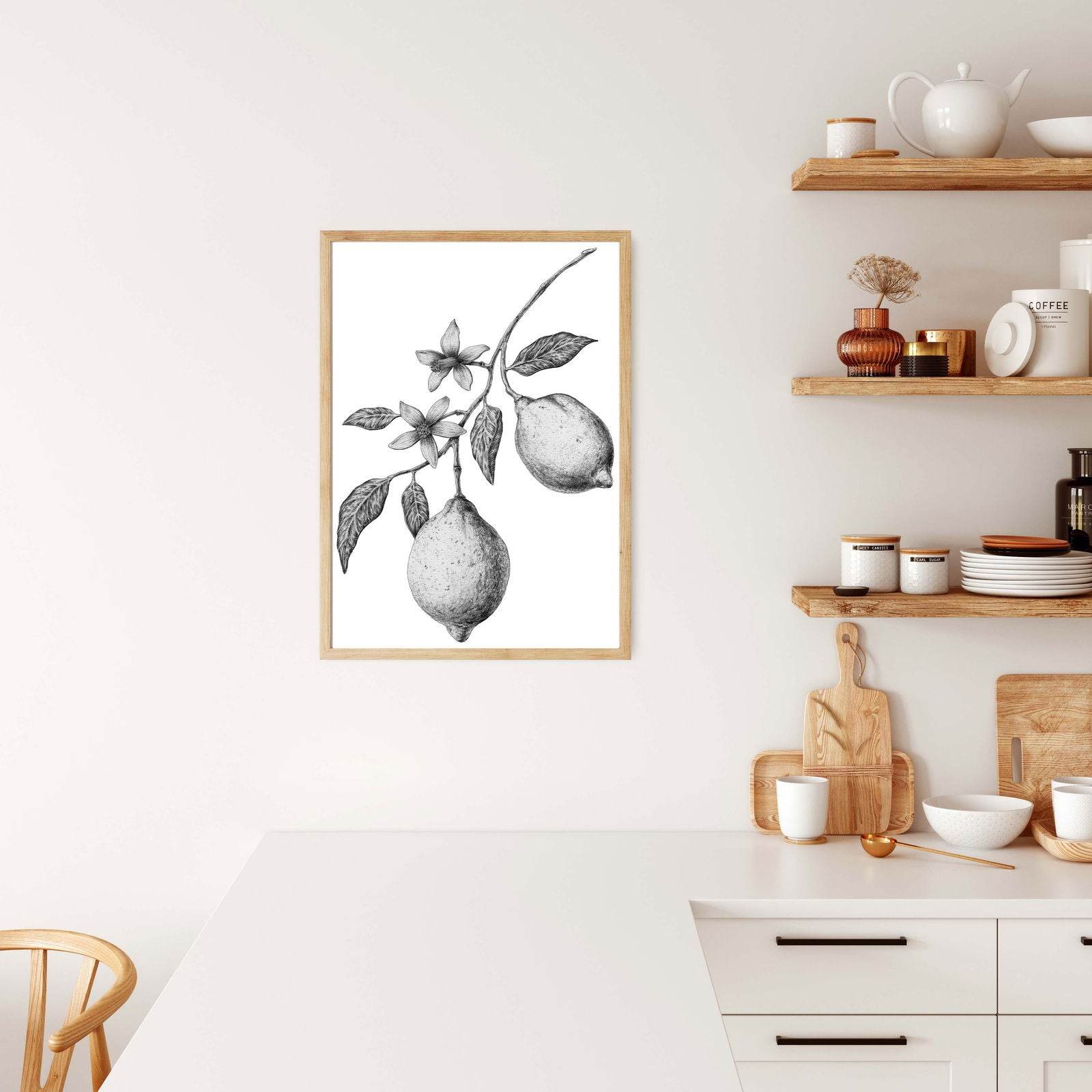 Vintage Lemons Poster - Hakyarts