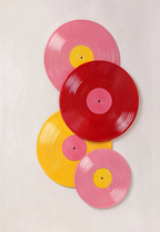 Vinyl Records | Retro Music Art Print