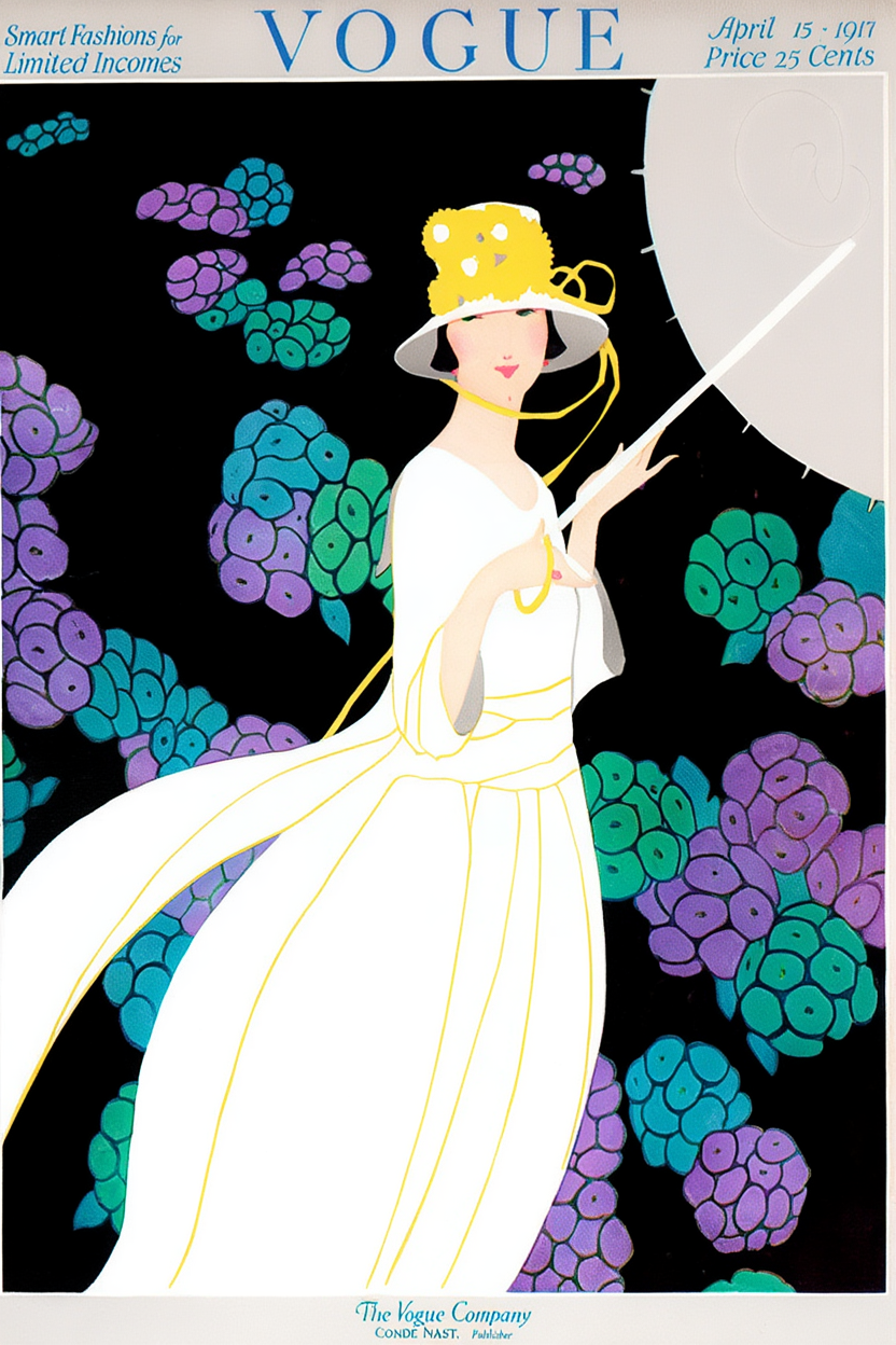 Vogue April 15, 1927 – Smart Fashions for Limited Incomes – Vintage Editorial Art Print