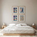 Set of 4 Vintage Vogue Prints – Iconic Fashion Wall Art - Hakyarts