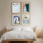 Set of 4 Vintage Vogue Covers – Classic Fashion Wall Art - Hakyarts