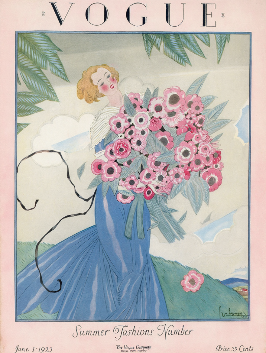 Vogue Summer Fashions Number – June 1, 1923 – Vintage Editorial Art Print