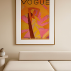 André Édouard Marty – Vogue Illustration Cover de Tout un Peu Vintage Fashion Poster