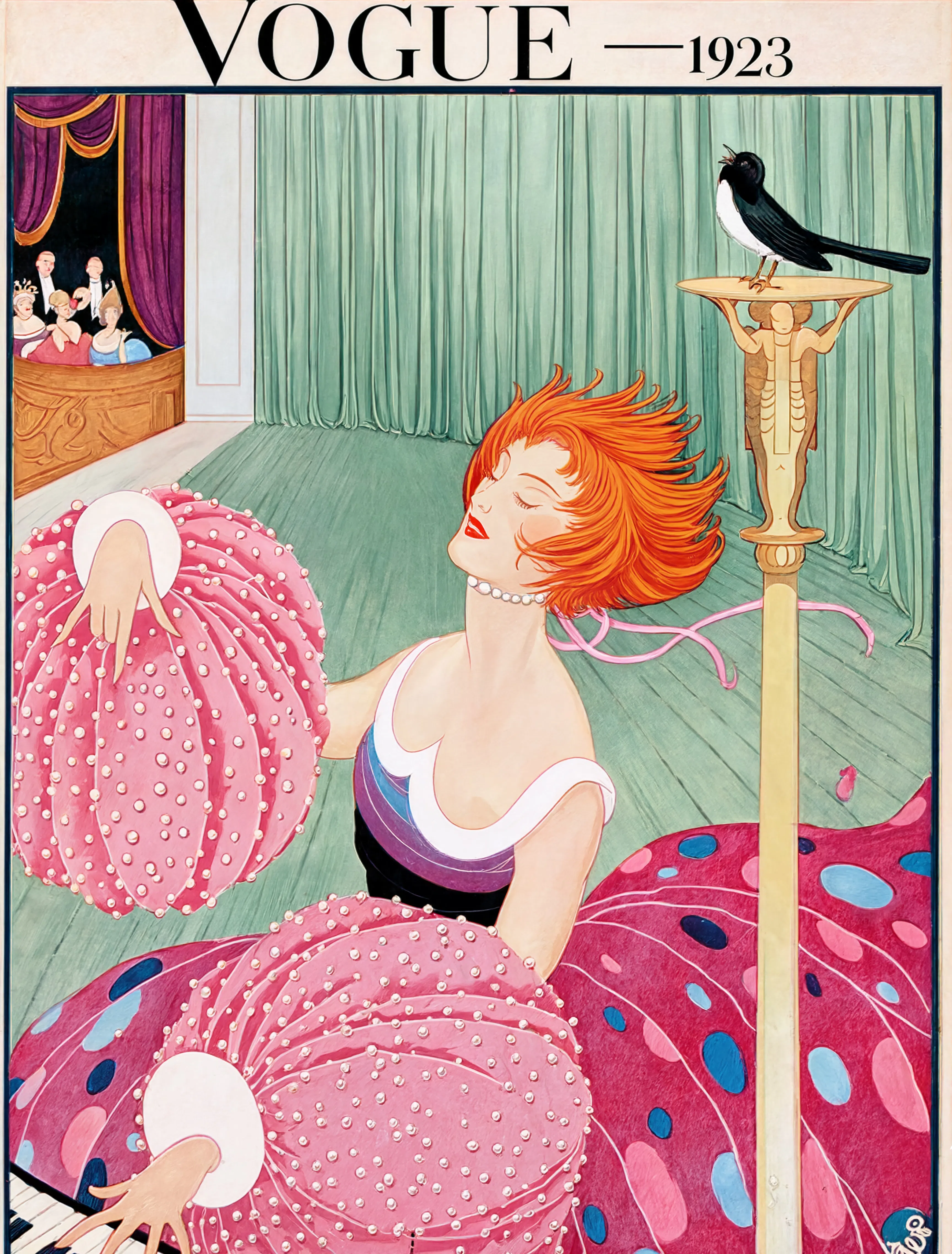 Vintage Vogue Cover 1923 – Fashion Magazine Art Print