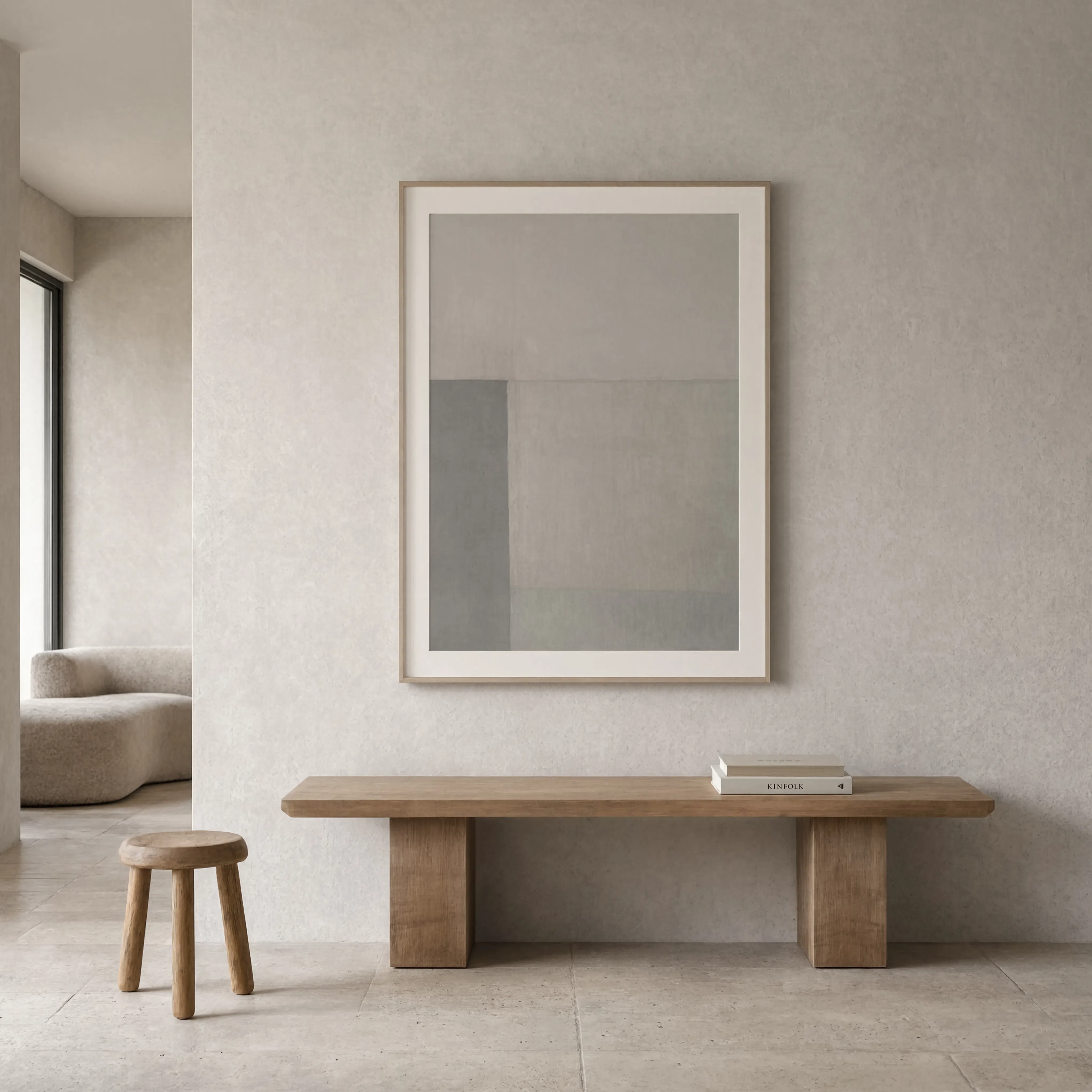 Monolithic Composition | Brutalist Contemporary Wall Art Print