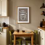 Cozy Mug Illustration | Contemporary Kitchen Wall Art Print