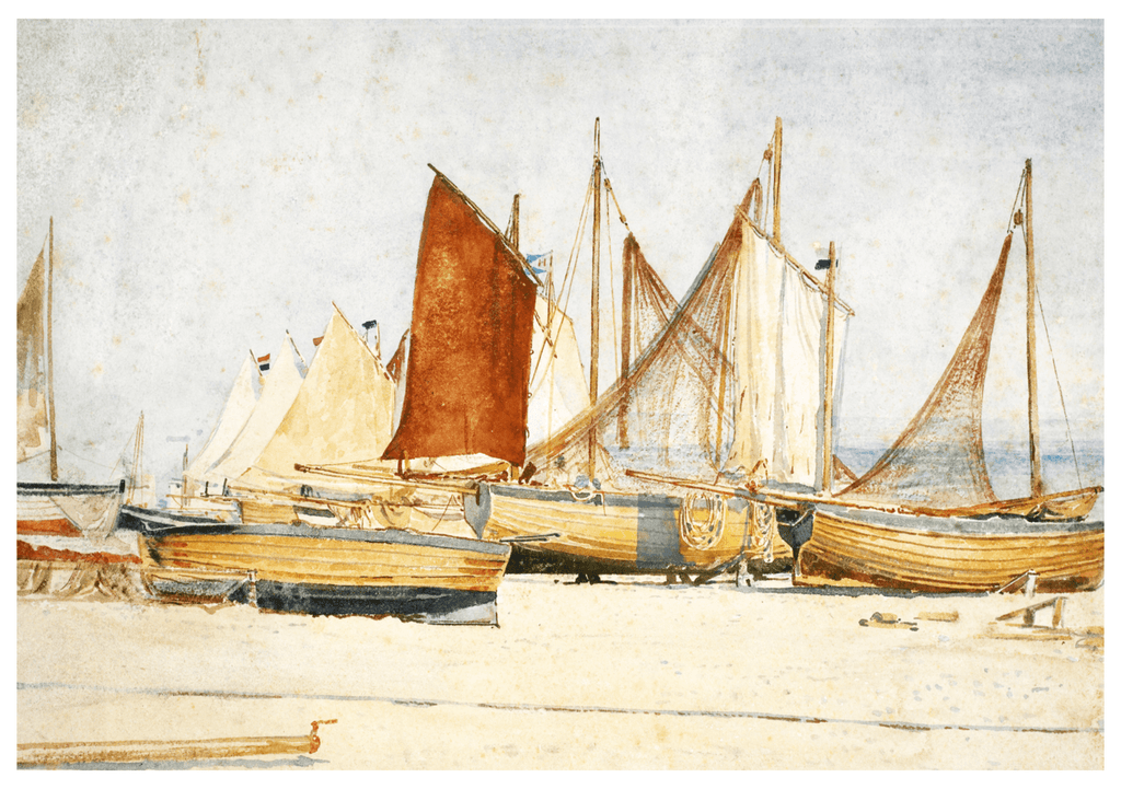 Walter Crane - Southwold 'A Study of Sails' - Hakyarts