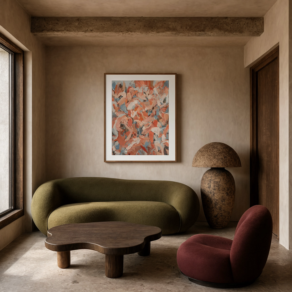 Gestural Crowd | Expressive Figurative Wall Art Print