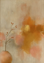 Warm Abstract Painting Variation | Contemporary Abstract Wall Art