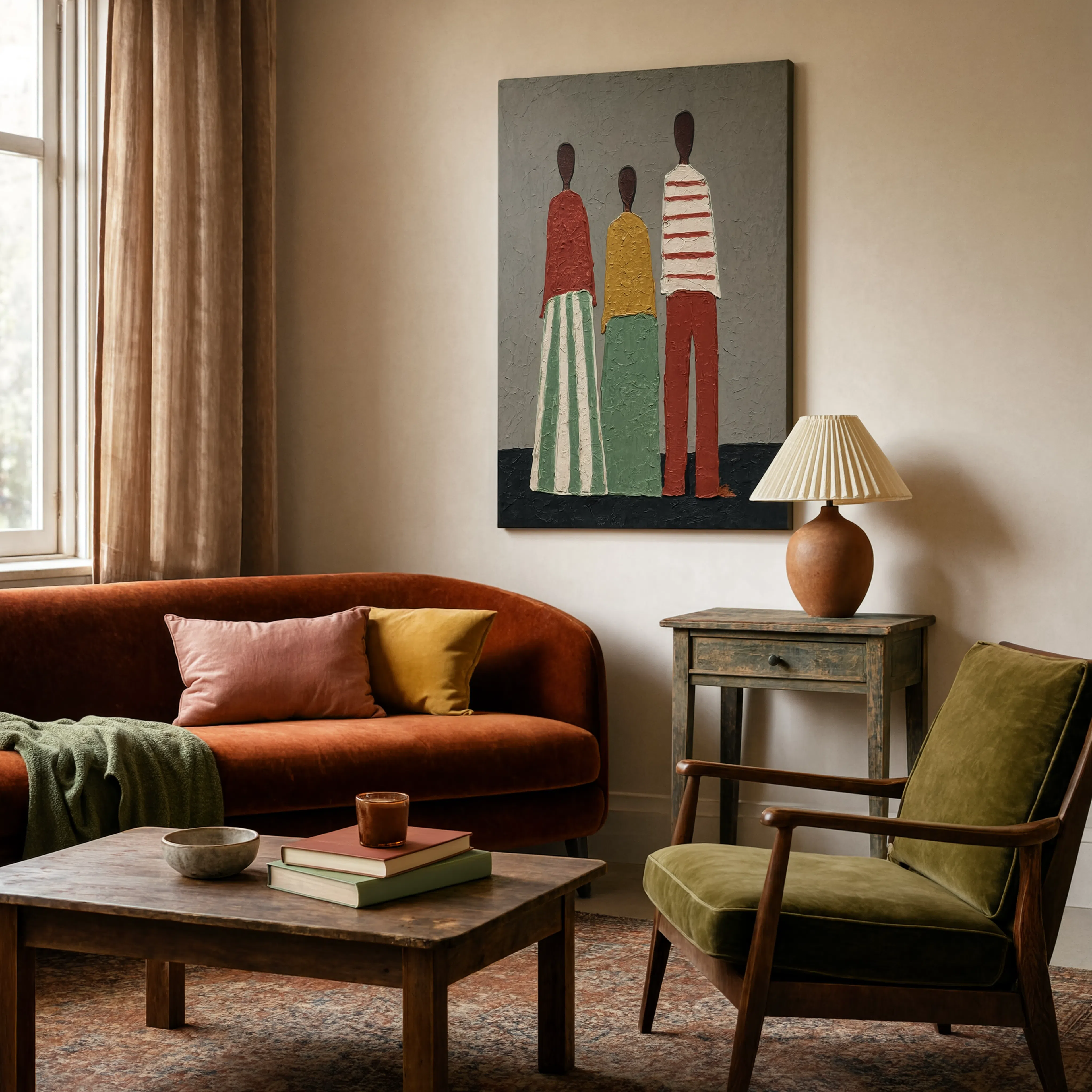 Figures Study II | Contemporary Figurative Art Print