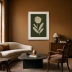 Rounded Bloom Botanical | Contemporary Botanical Art Print