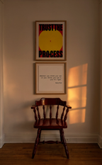 Set of 2 Motivational & Urban Art Prints – Mindset & Trust the Process Gallery Set