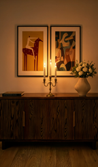 Set of 2 Elegant Art Prints – Chic Contours & Majestic Trot Gallery Set