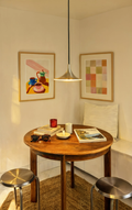 Set of 2 Modern Abstract Art Prints – Coffee Table & Vivid Geometric Squares Gallery Set