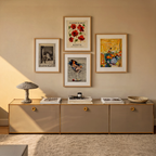 Set of 4 Eclectic Vintage & Fine Art Wall Prints – Flower Market Tokyo, Pierre Bonnard, Fallen Angels & Vintage Circus Gallery Set