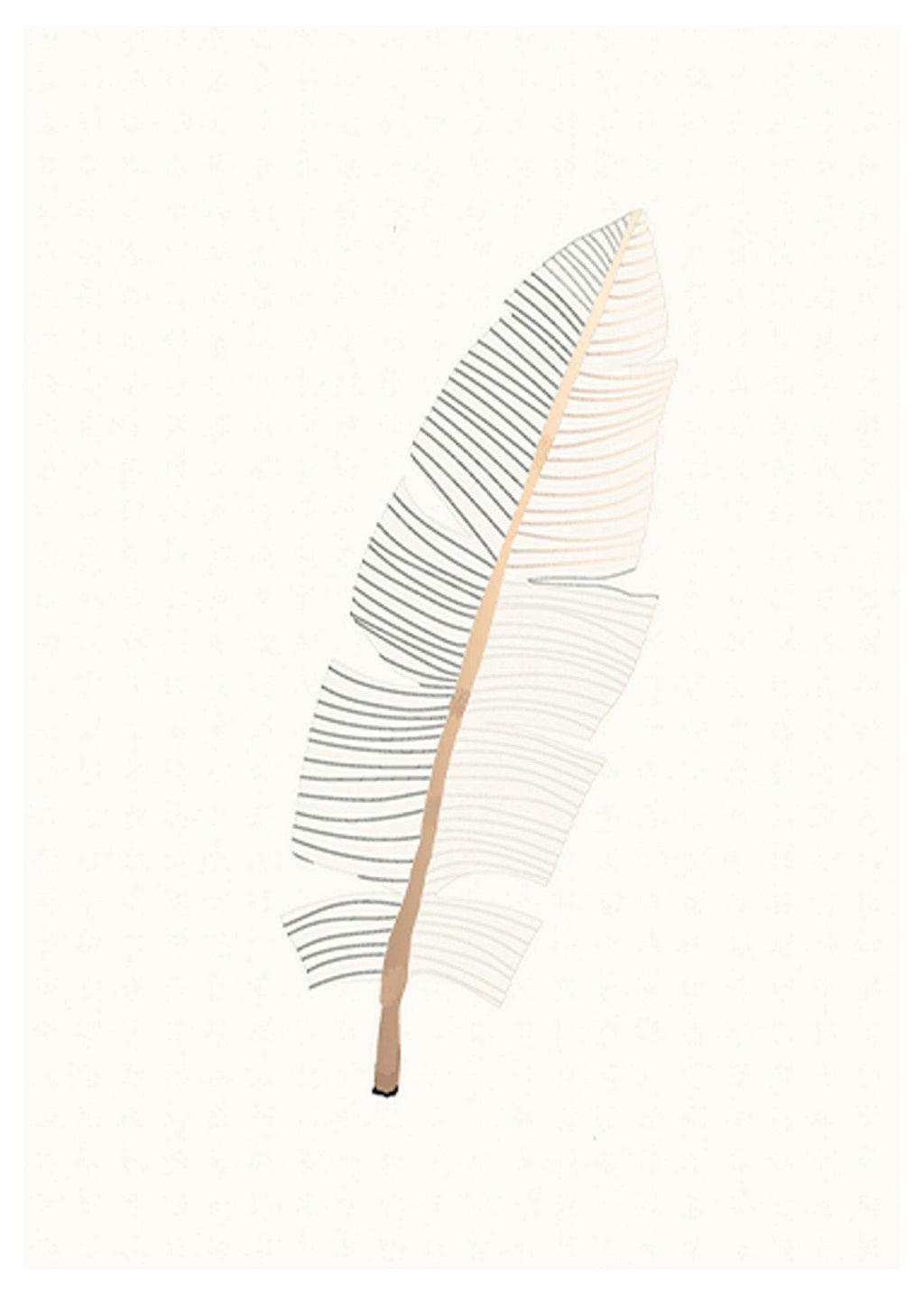 Watercolour Feather Poster No2 - Hakyarts