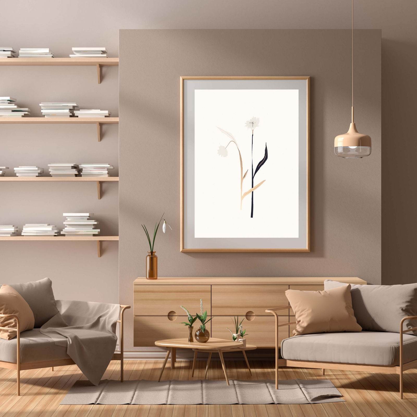 Watercolour Flower Poster - Hakyarts