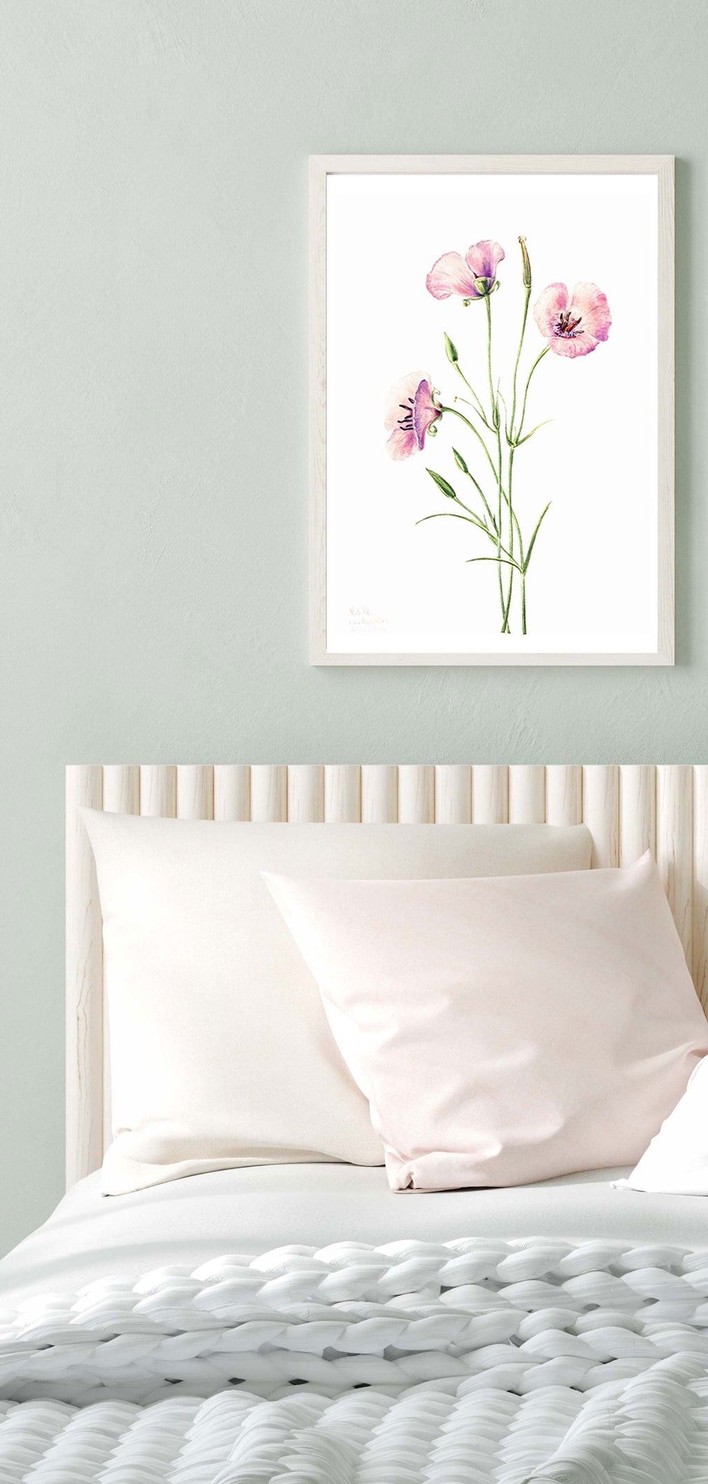 Watercolour Roses Poster