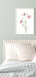 Watercolour Roses Poster