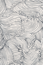 Playful Waves II – Mori Yūzan Art Print