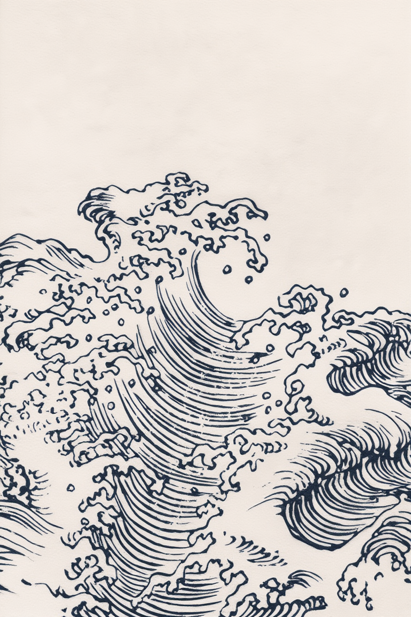 Flood – Mori Yūzan Art Print