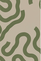 Wavy Line Trio – Set of 3 Minimal Abstract Line Art Prints