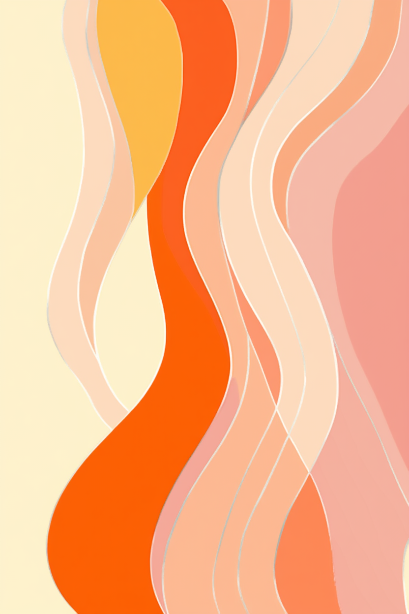 Vibrant Energy – Set of 4 Abstract Art Prints - Hakyarts