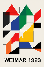 Bauhaus Wall Art – Set of 4 Prints - Hakyarts