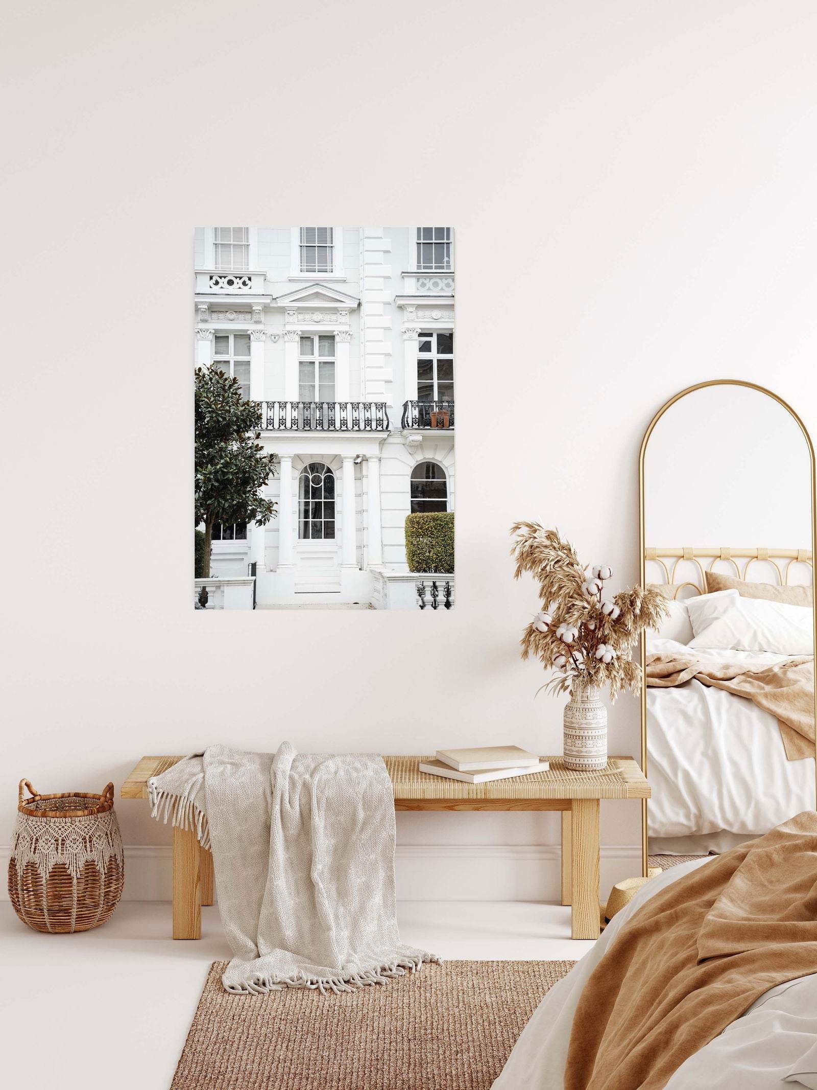 White Building Poster - Hakyarts